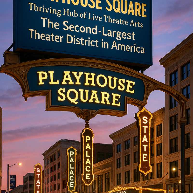 Cleveland’s Playhouse Square Thriving Hub of Live Theatre Arts the Second-Largest Theater District in America
