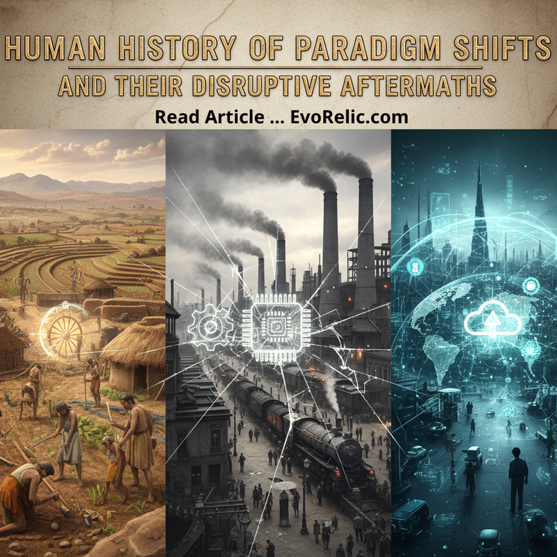 Universal Enlightenment the 5th Fracture: Analysis in Human History of Paradigm Shifts and The Disruptive Aftermaths