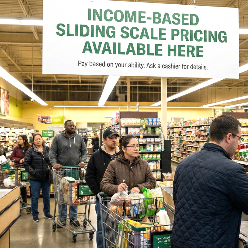 The Algorithmic Market: Economic, Operational, and Ethical Viability of Income-Dependent Sliding Scale Pricing in Retail Supply Chains