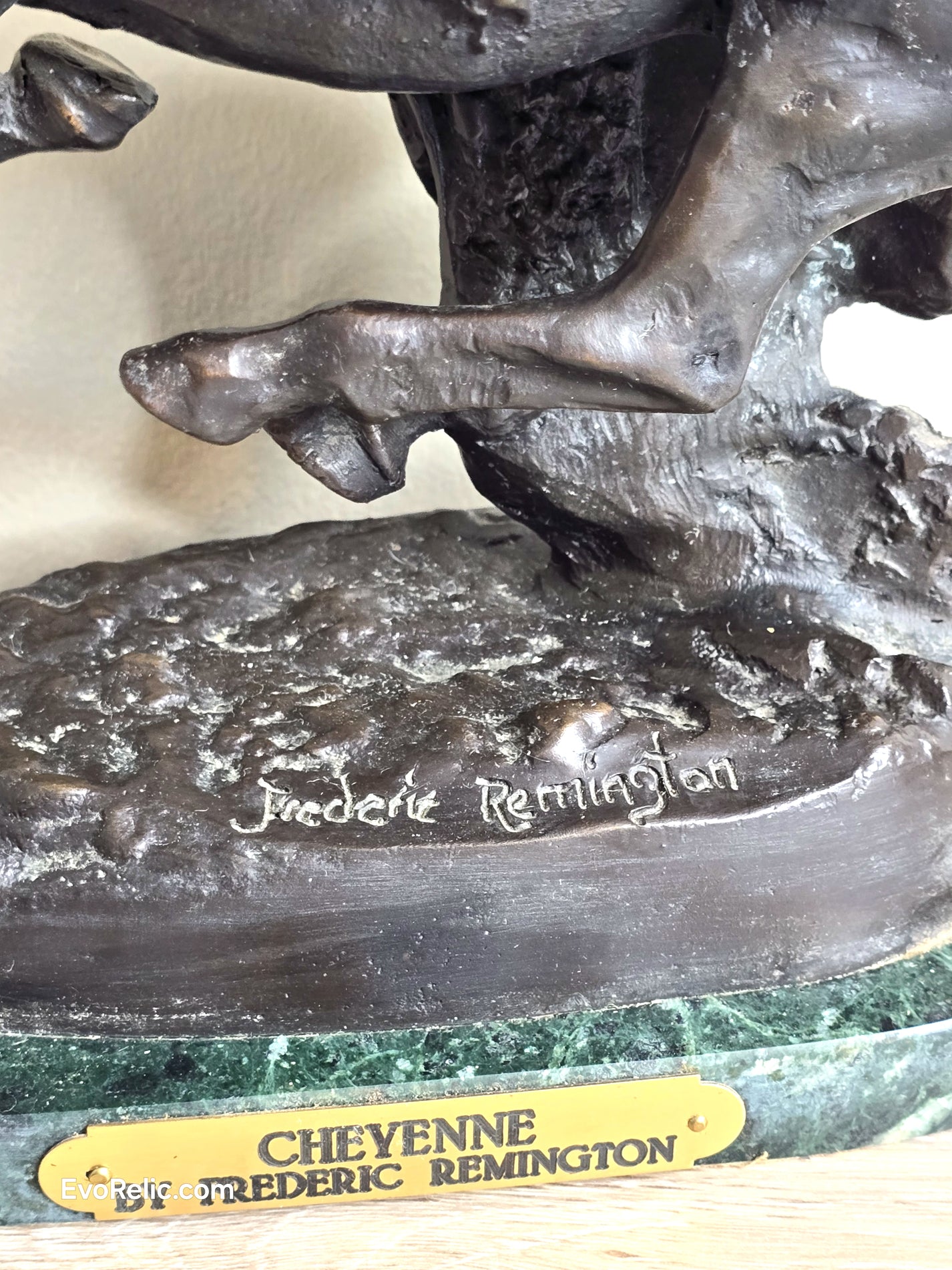 Bronze Sculpture signed by artist, Frederic Remington