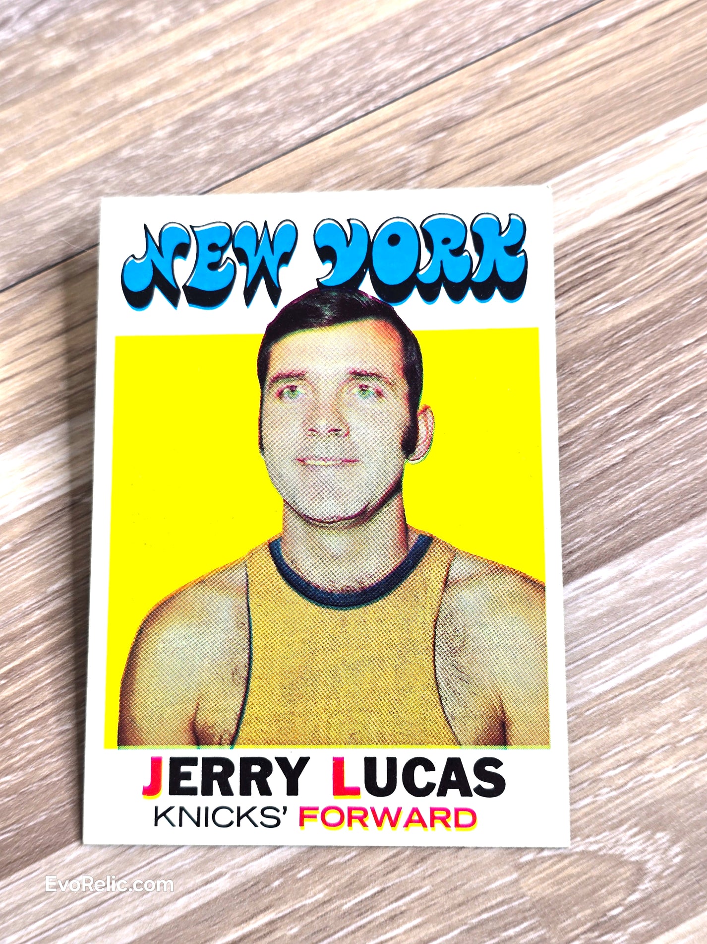 1971 Jerry Lucas Basketball Card Topps No 81