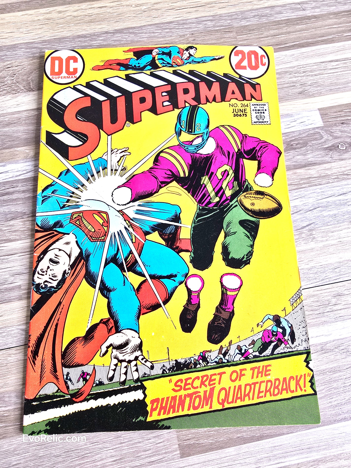 1973 Superman DC Comic Book June Vol 35 No 264