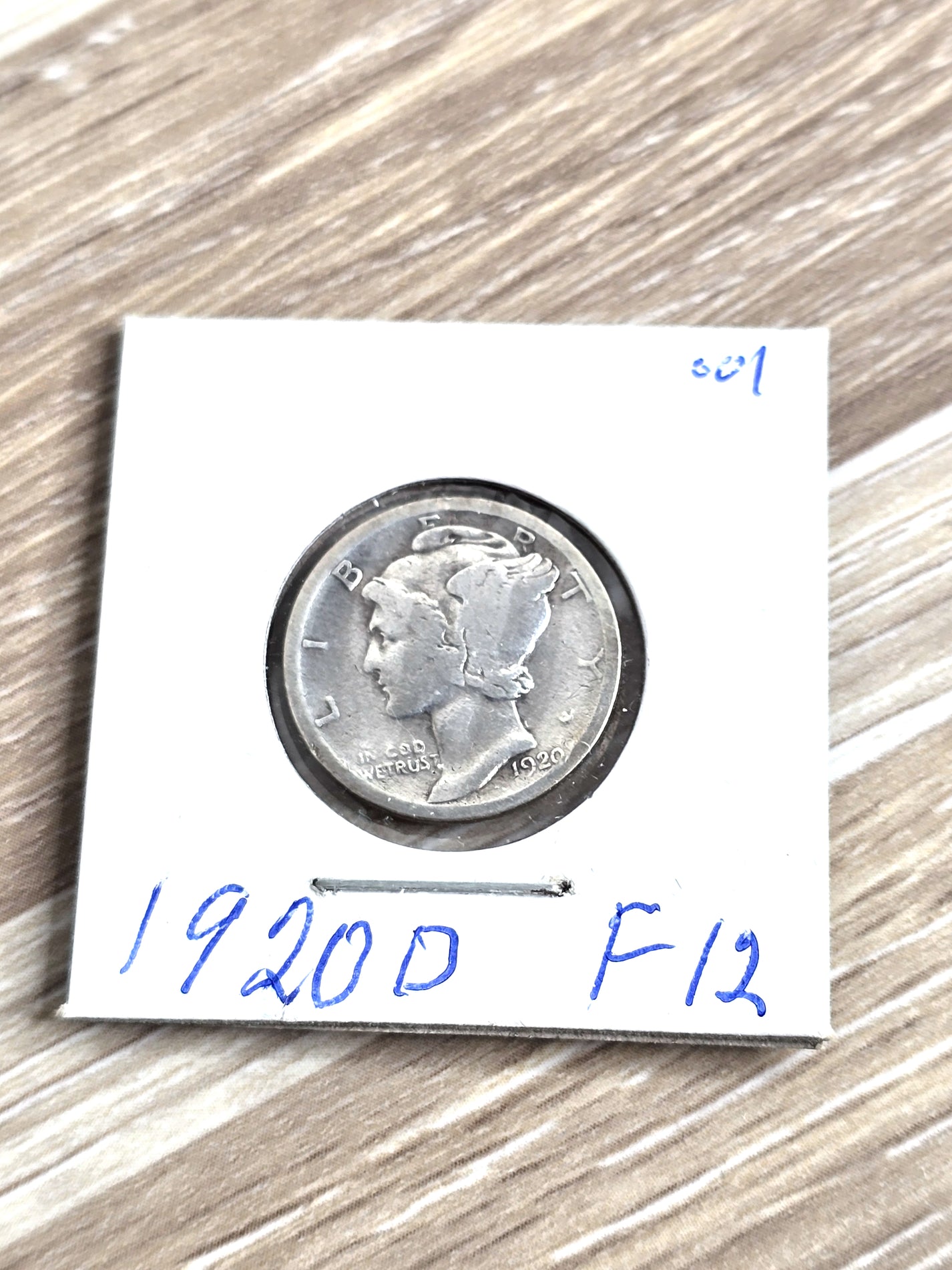 1920-D Silver Mercury Dime