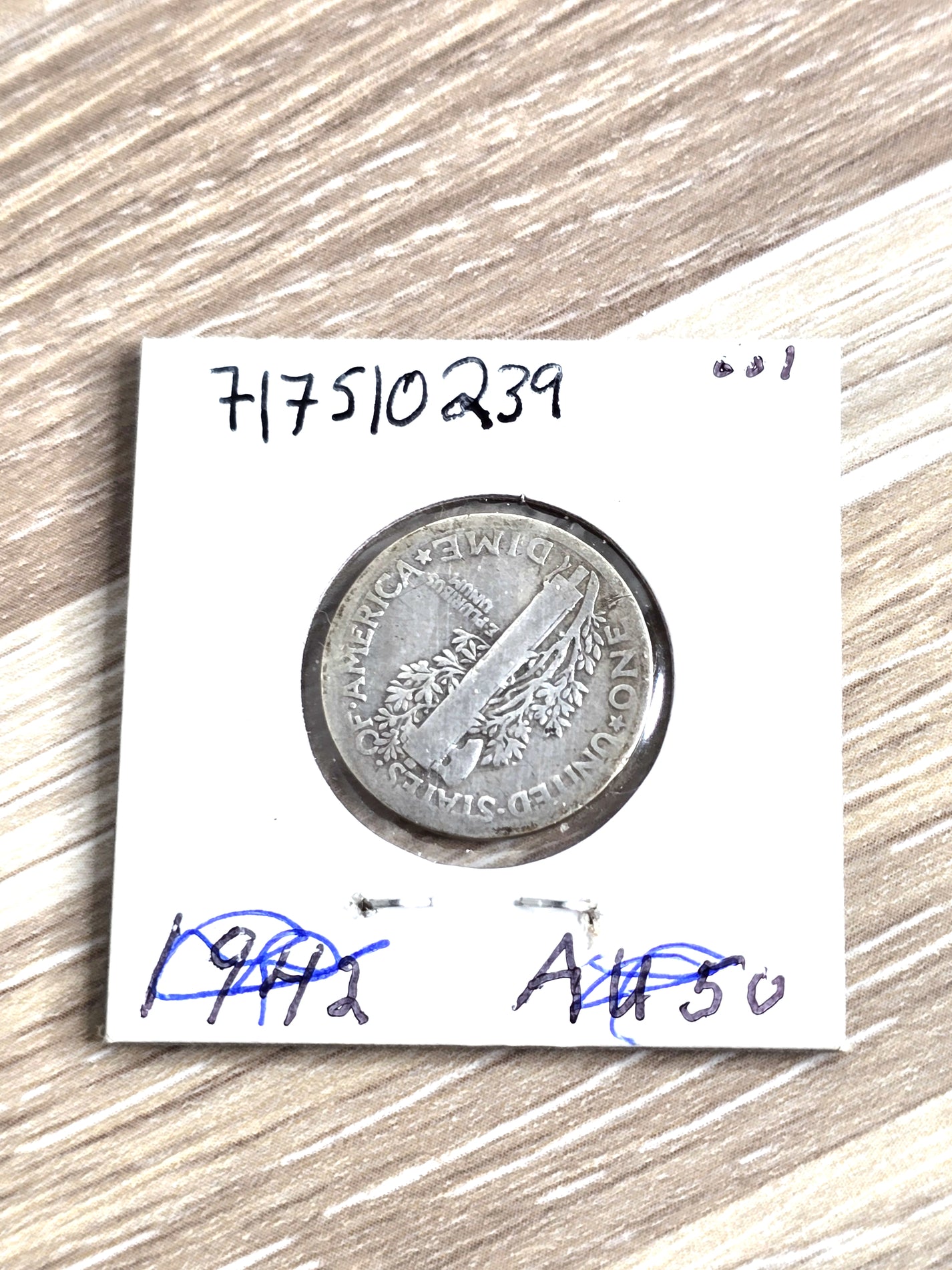 1920-D Silver Mercury Dime