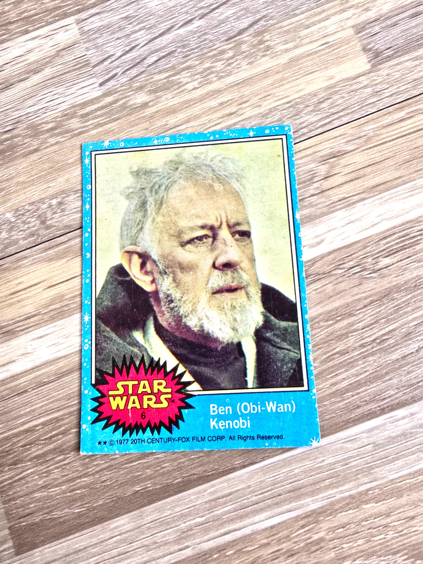1977 Star Wars Ben (Obi-Wan) Kenobi Trading Card 20th Century Fox