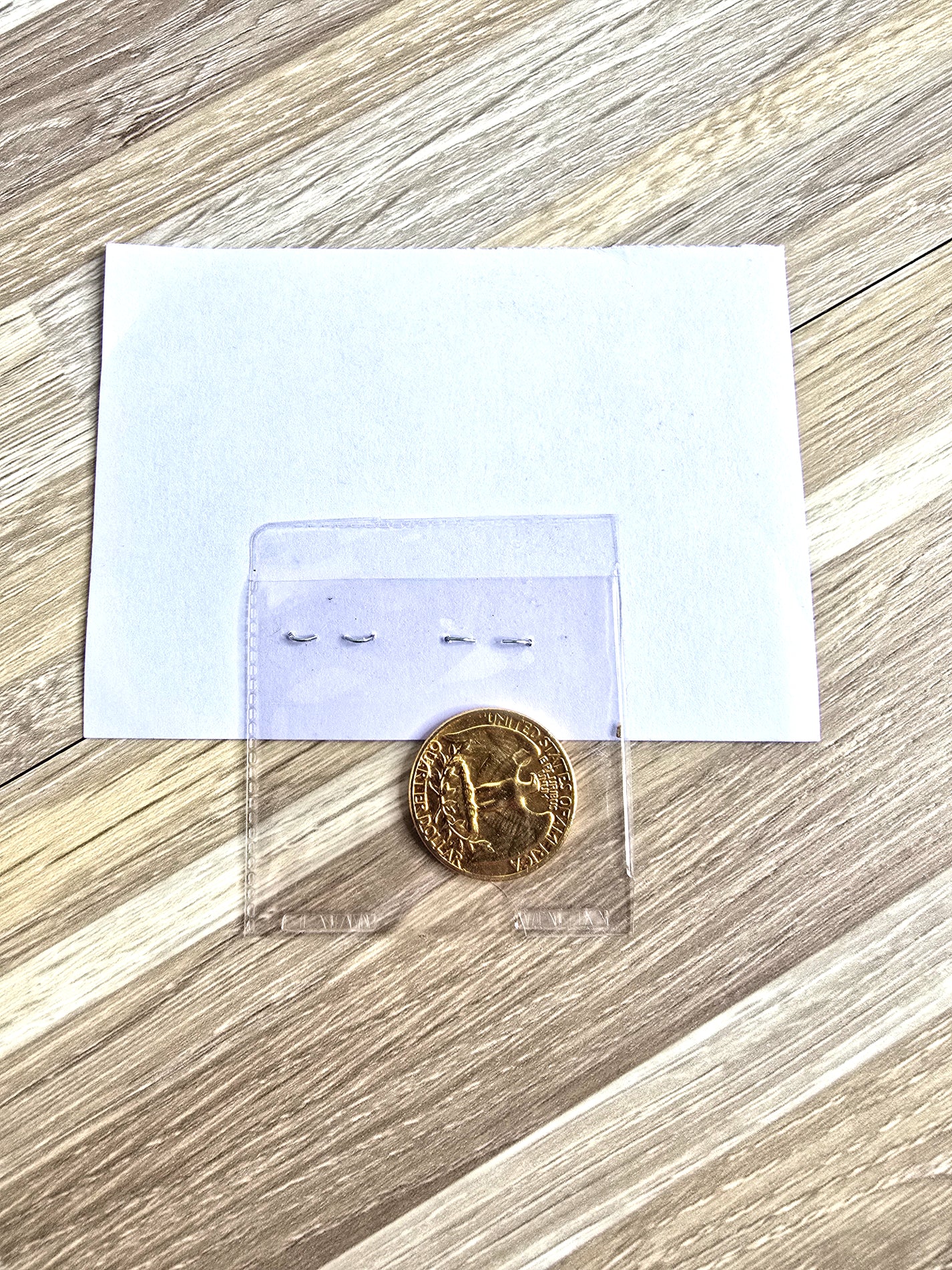 1967 Gold 24k Plated Quarter