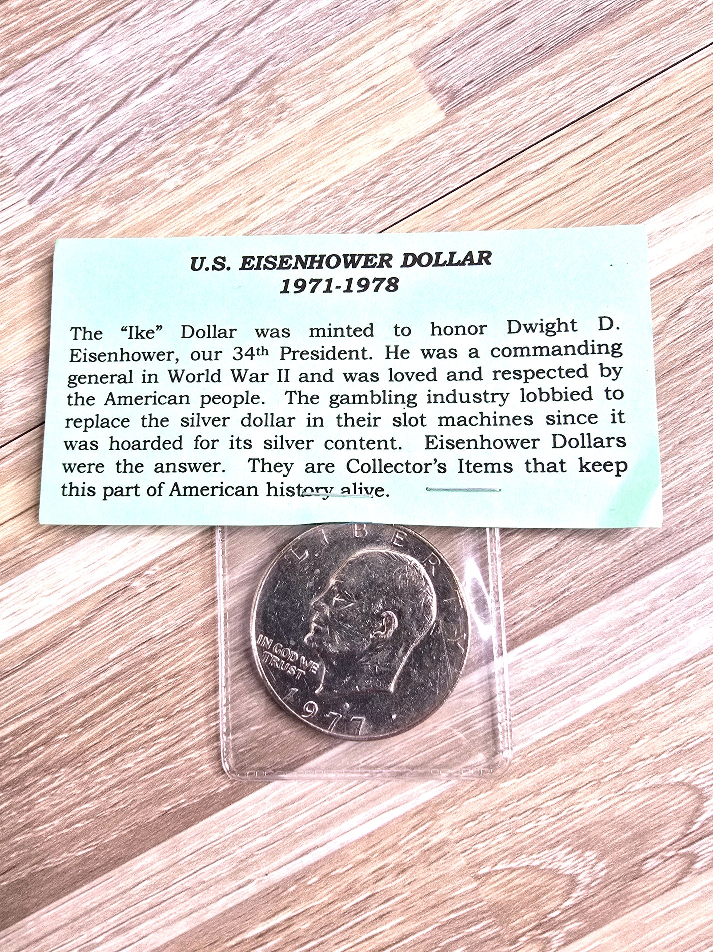1977 Eisenhower Dollar Coin