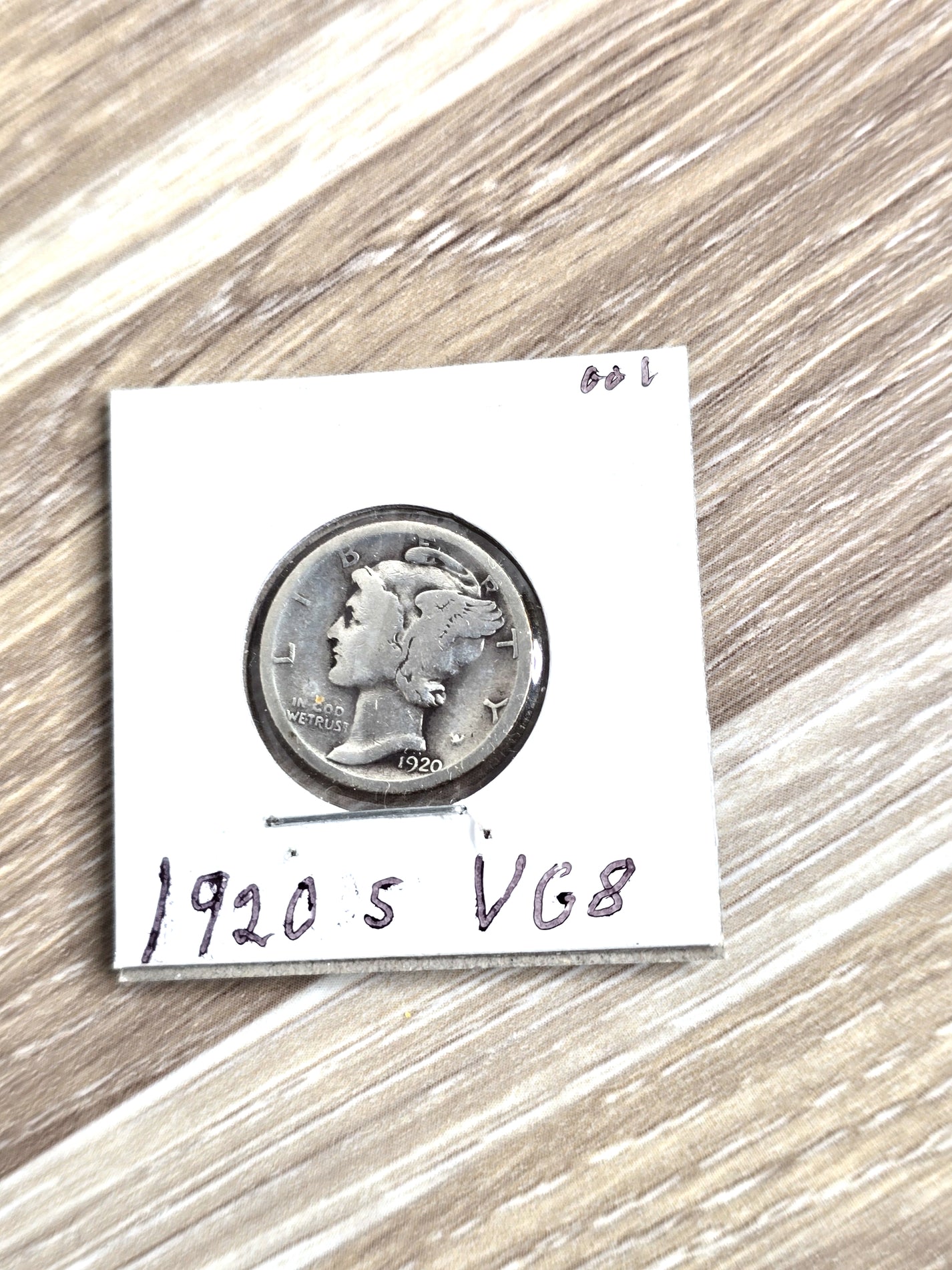 1920 S Mercury Silver Dime