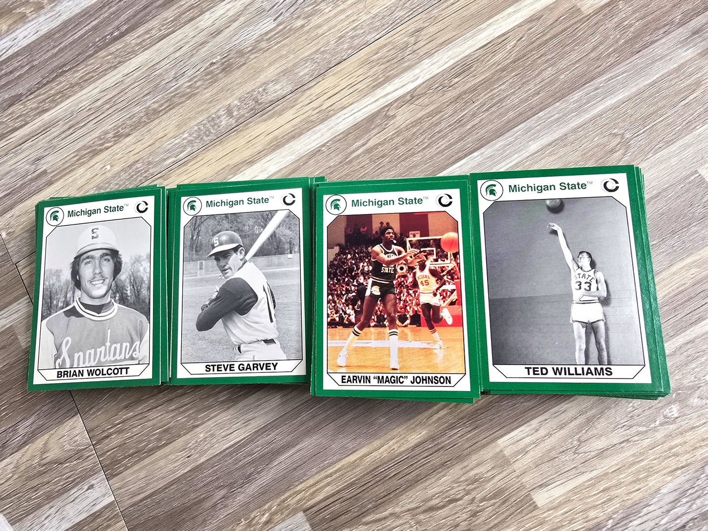 1990 Michigan State Spartans Collegiate Collection Sports Trading Cards