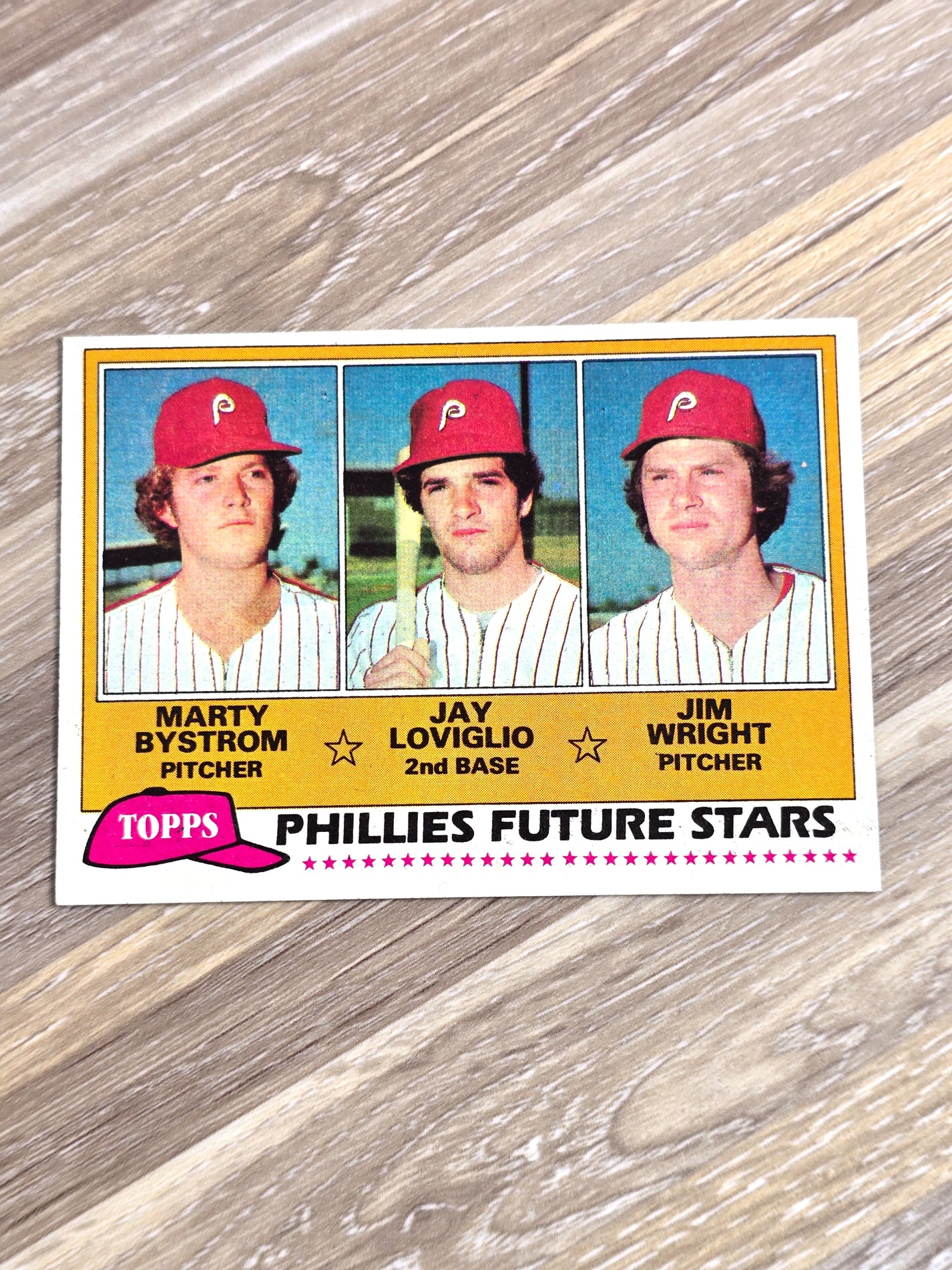 1981 Topps Baseball Card Phillies Future Stars #526