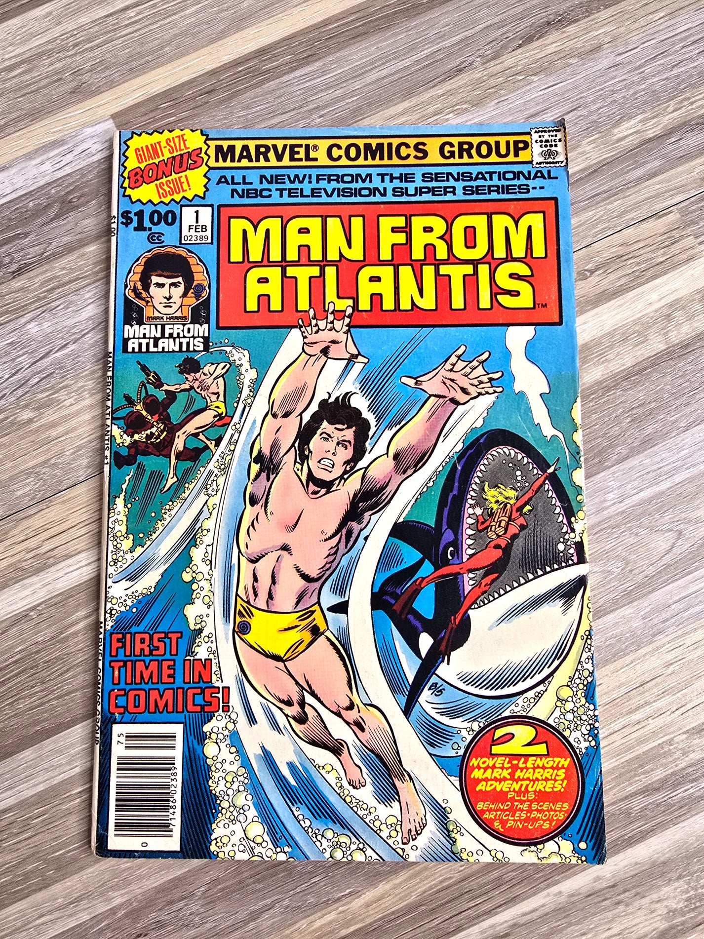 1977 Man From Atlantis Marvel Comics #1