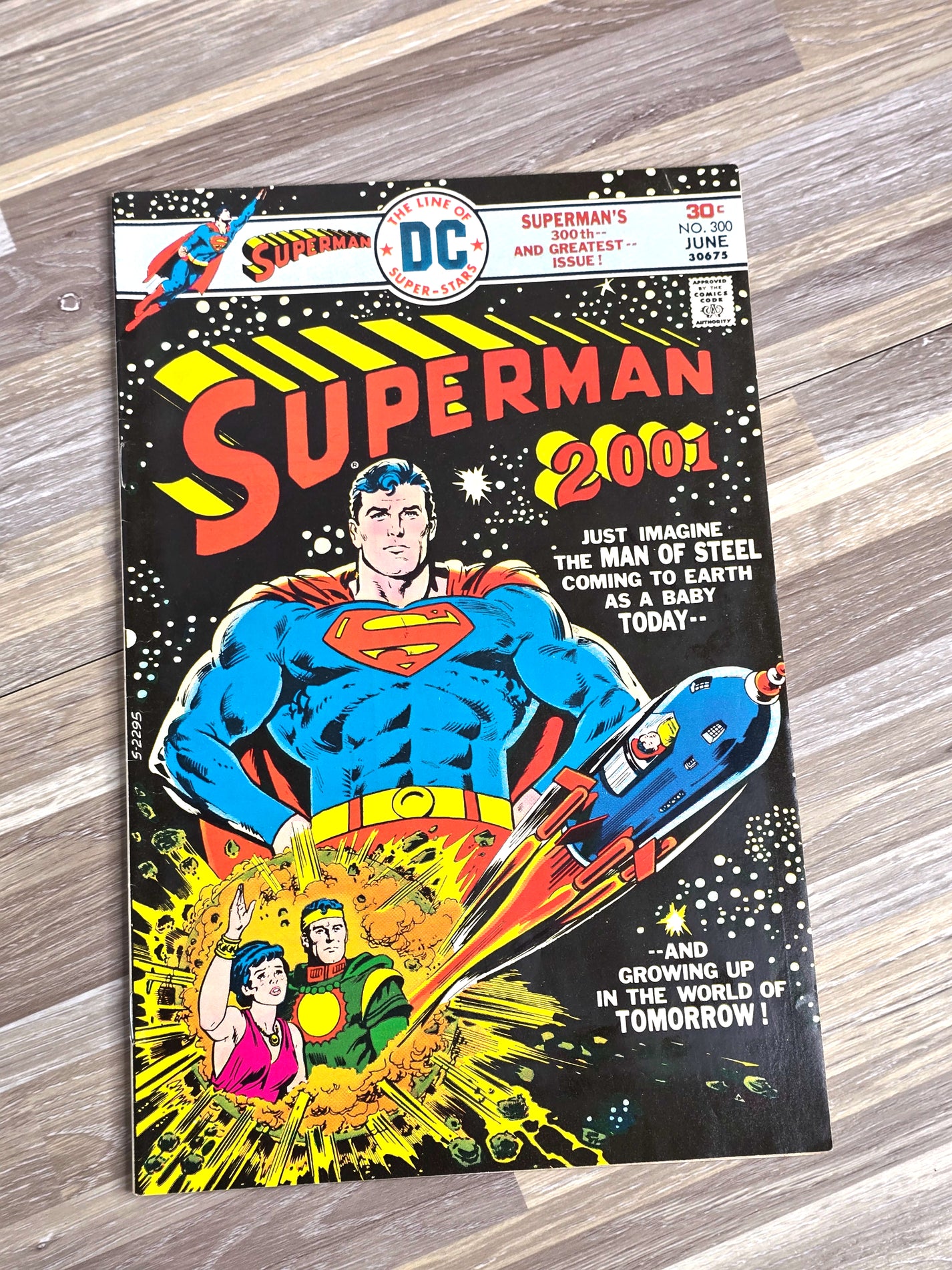 DC Comics Ride Superman's Big Rocket 1976 Issue 300