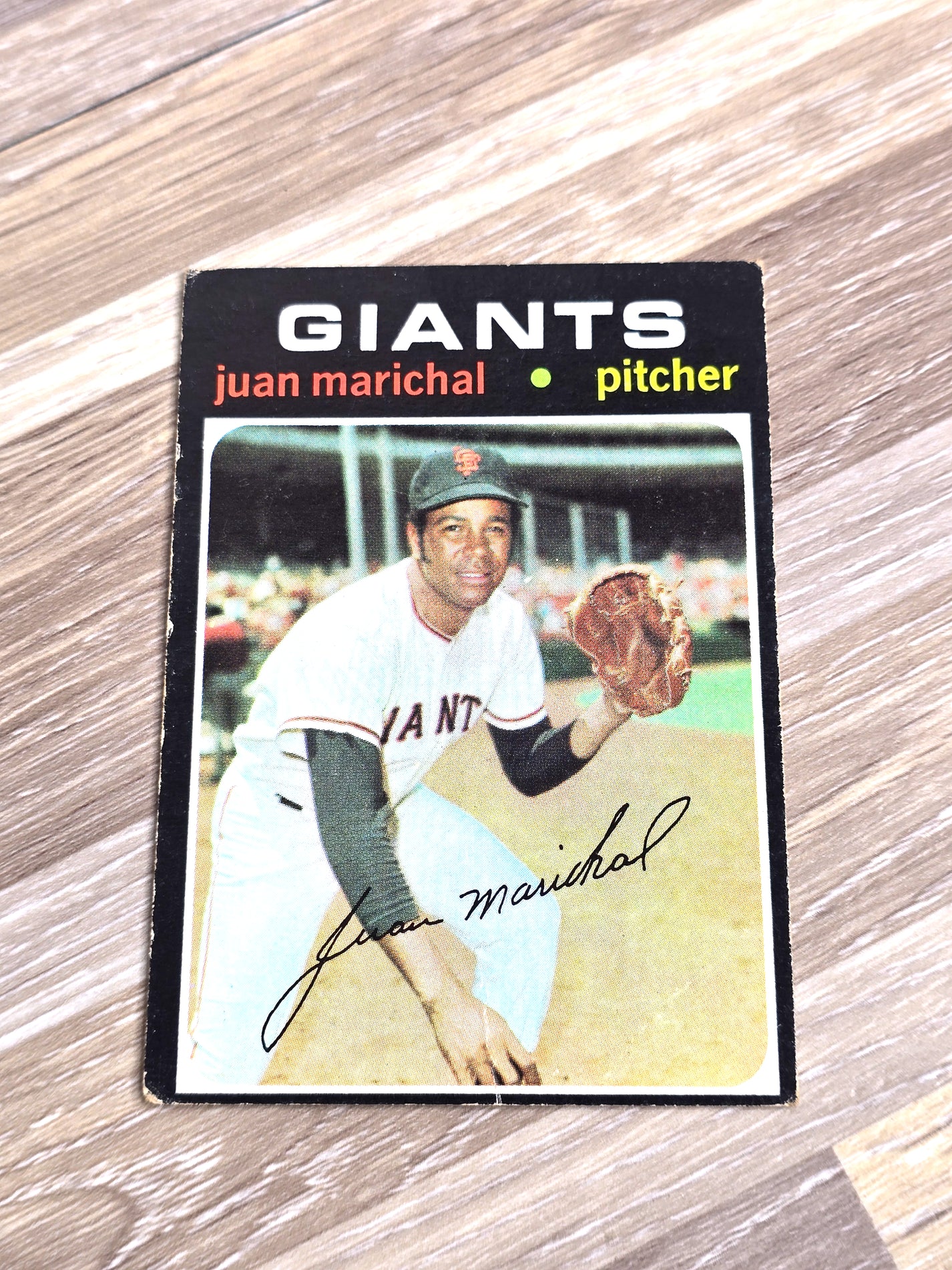 Topps 1971 Baseball Card Juan Marichal San Francisco Giants #325