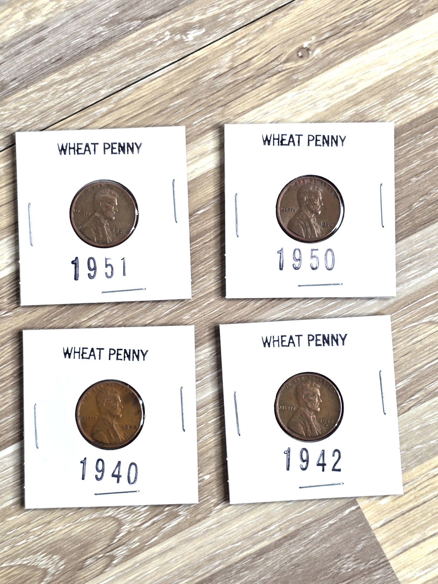 Wheat Penny 4 Coin Deal