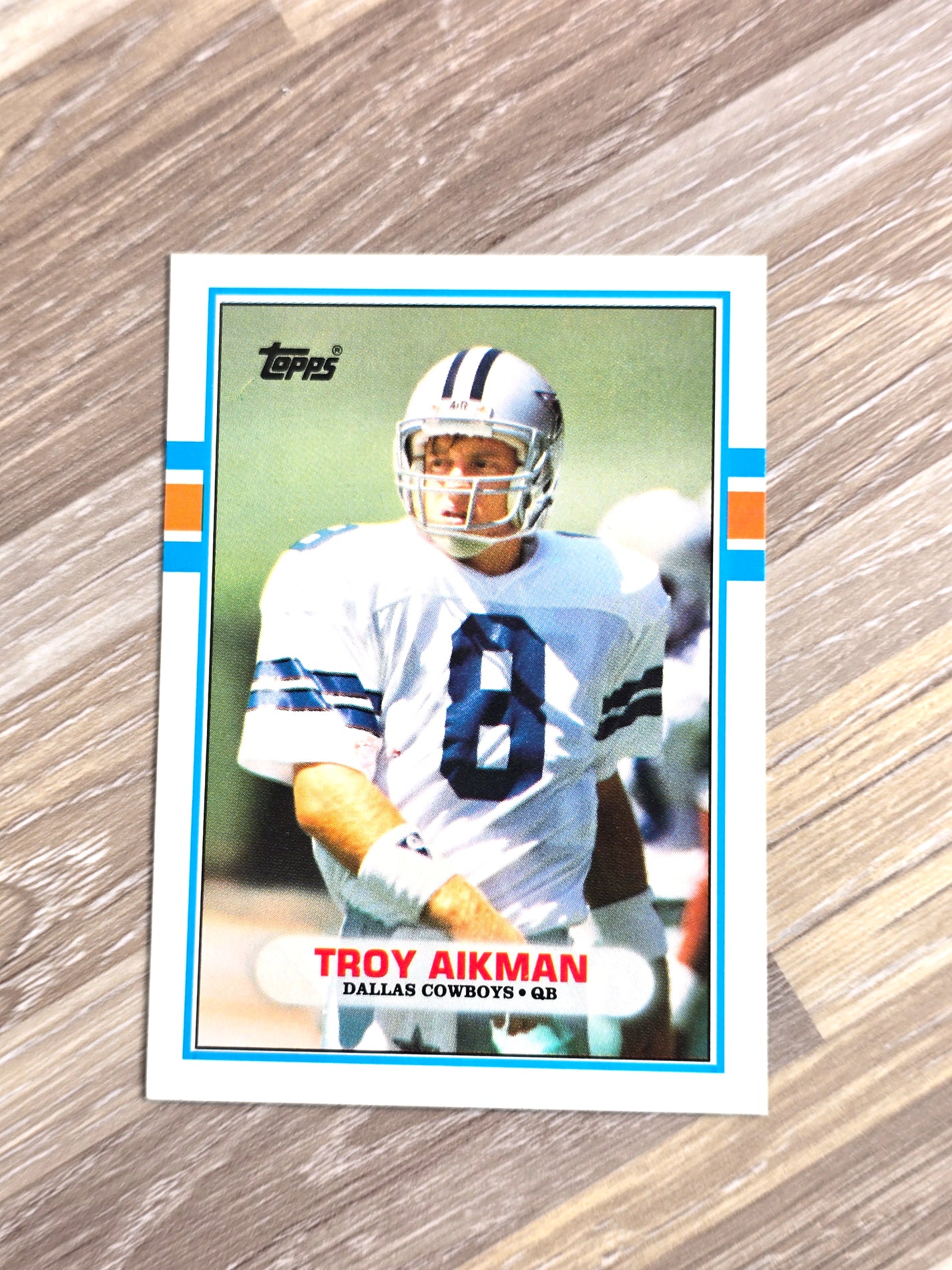 Topps 1989 Troy Aikman Rookie NFL Football Card #70T