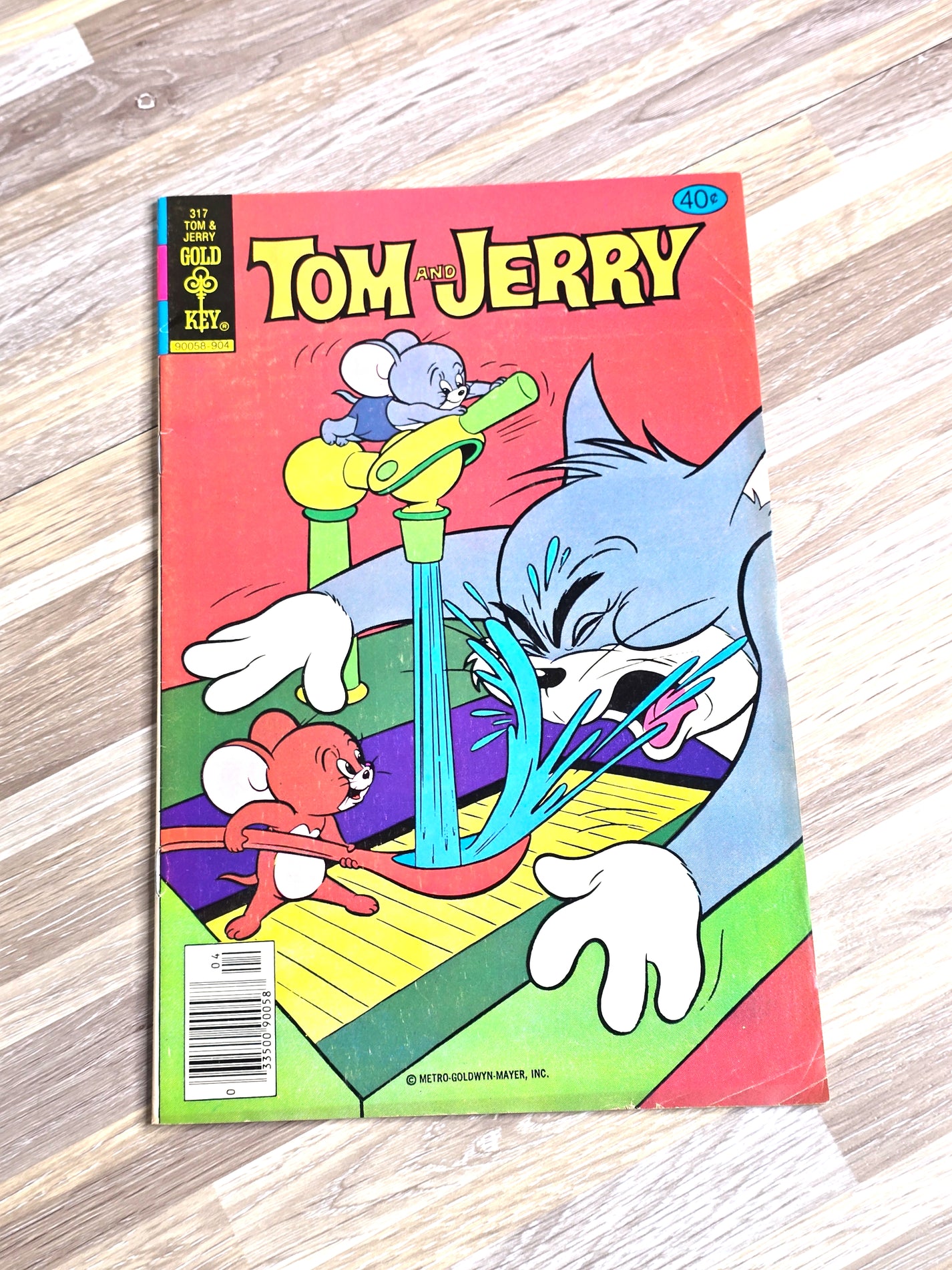 Tom and Jerry 1979 Vintage Comic Book Gold Key #317