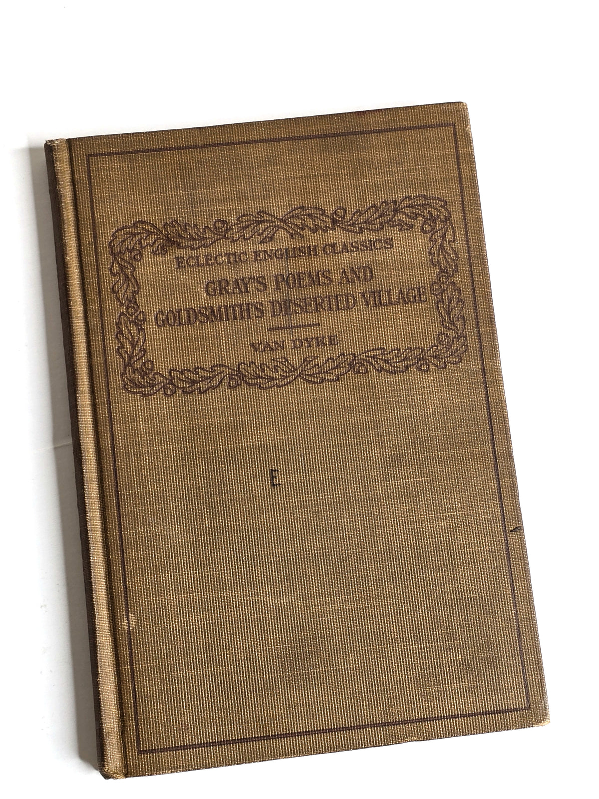 1910 Antique Book - Grays Poems and Goldsmith's Deserted Village