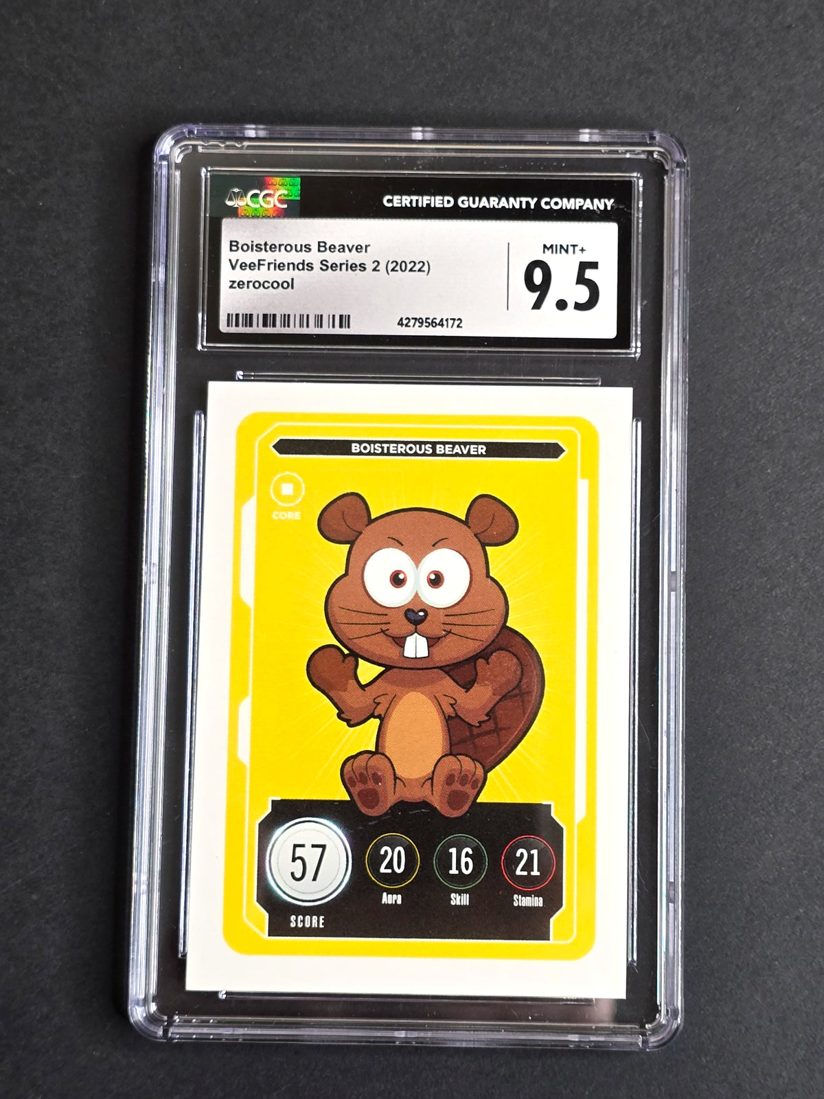 2022 zerocool VeeFriends Series 2 Boisterous Beaver CGC 9.5 Mint+ Gary Vaynerchuk Provenance