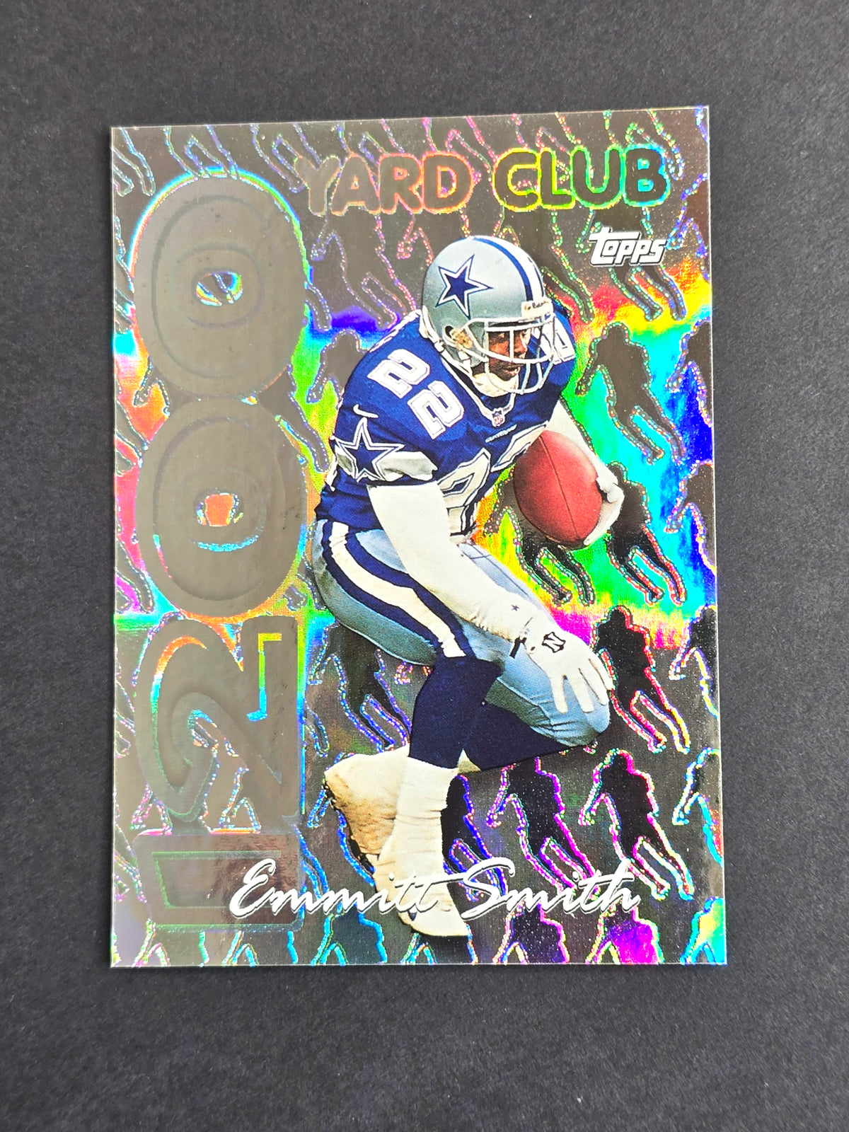 1999 Topps Football Emmitt Smith All-Matrix 1200 Yard Club #AM6 Dallas Cowboys HOF