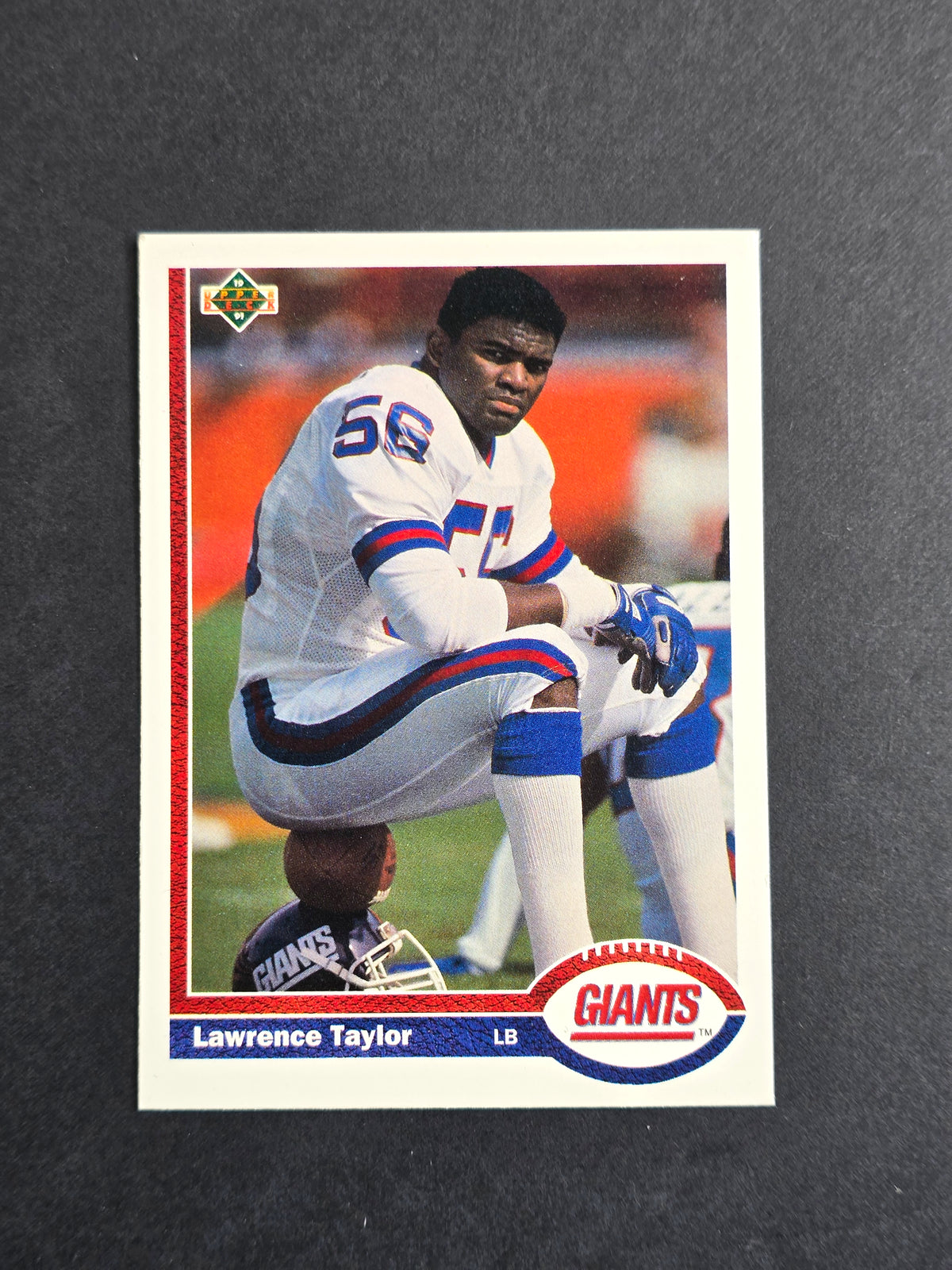 1991 Upper Deck Lawrence Taylor #445 New York Giants HOF Linebacker NM-MT