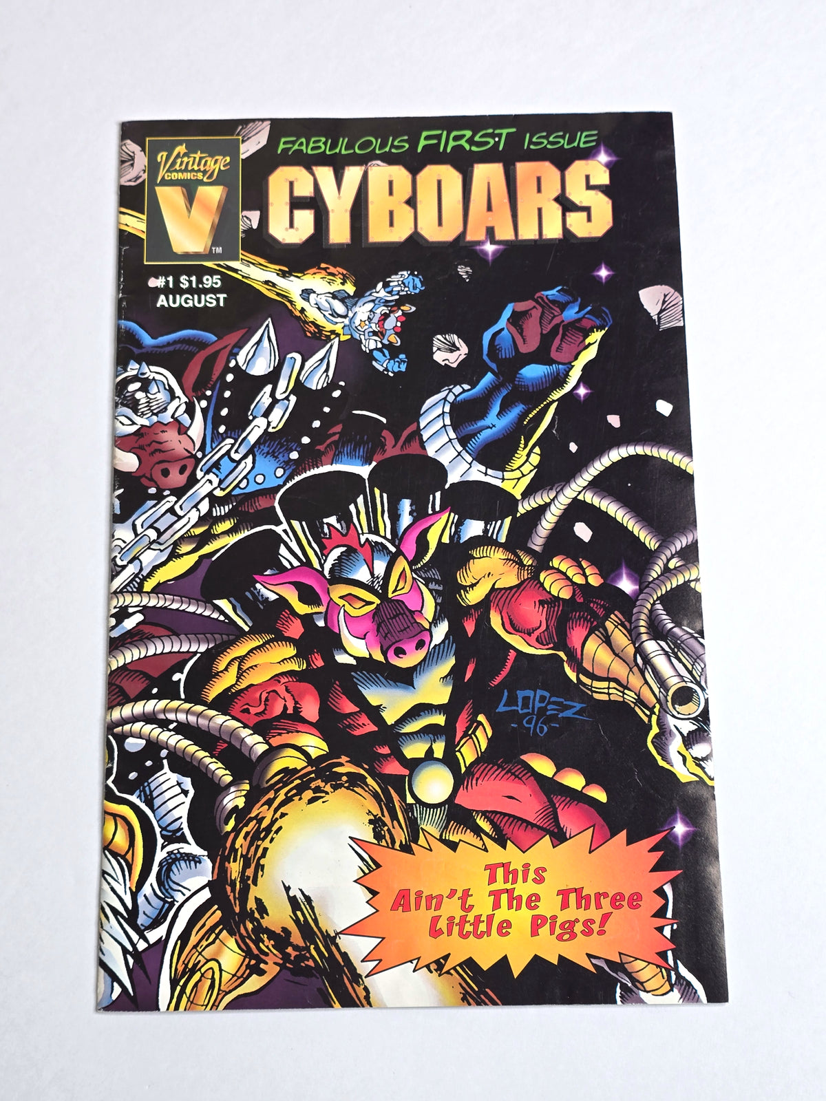 1996 Vintage Comics Cyboars #1 Fabulous First Issue