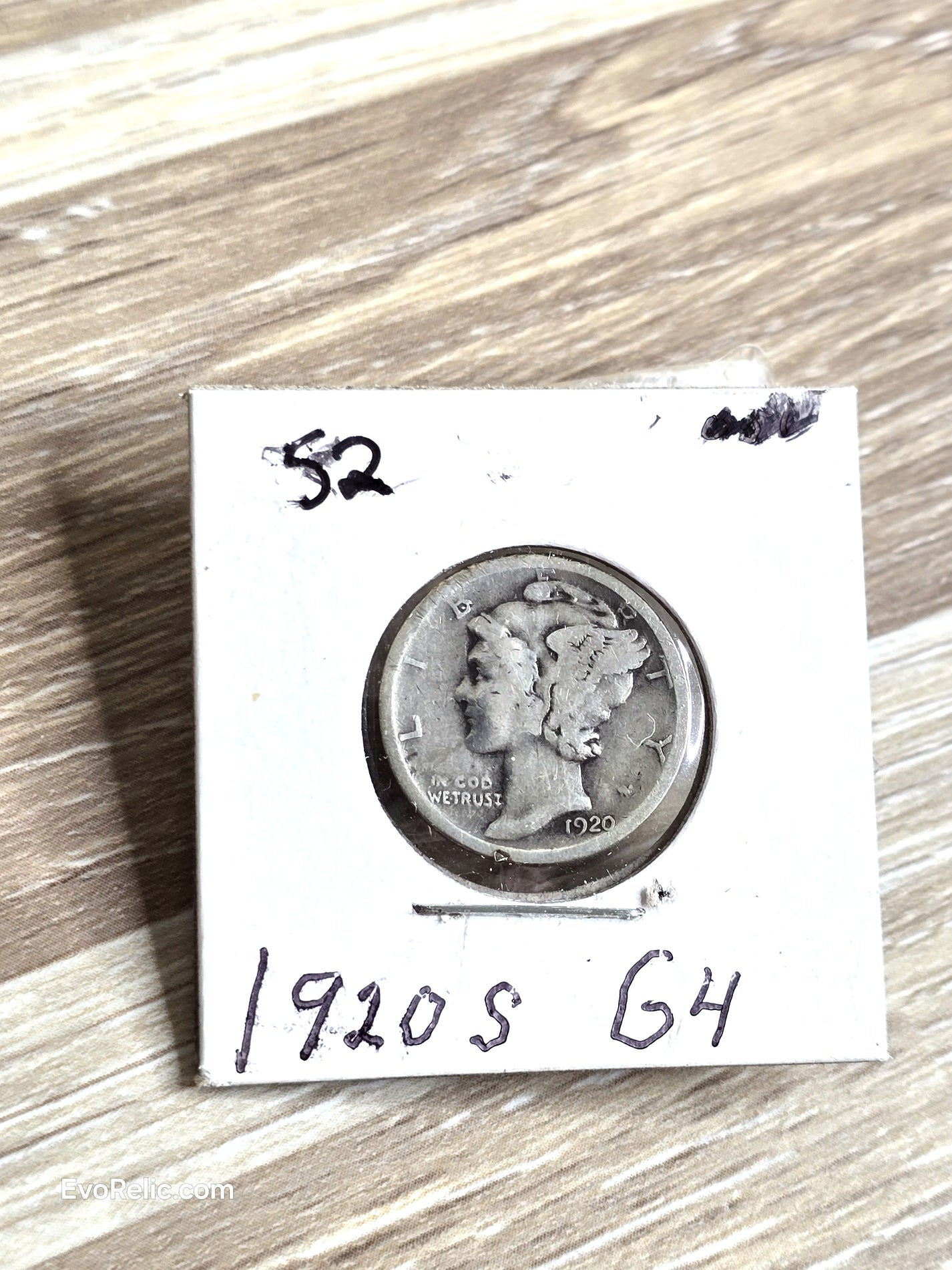 1920-S Mercury Silver Dime