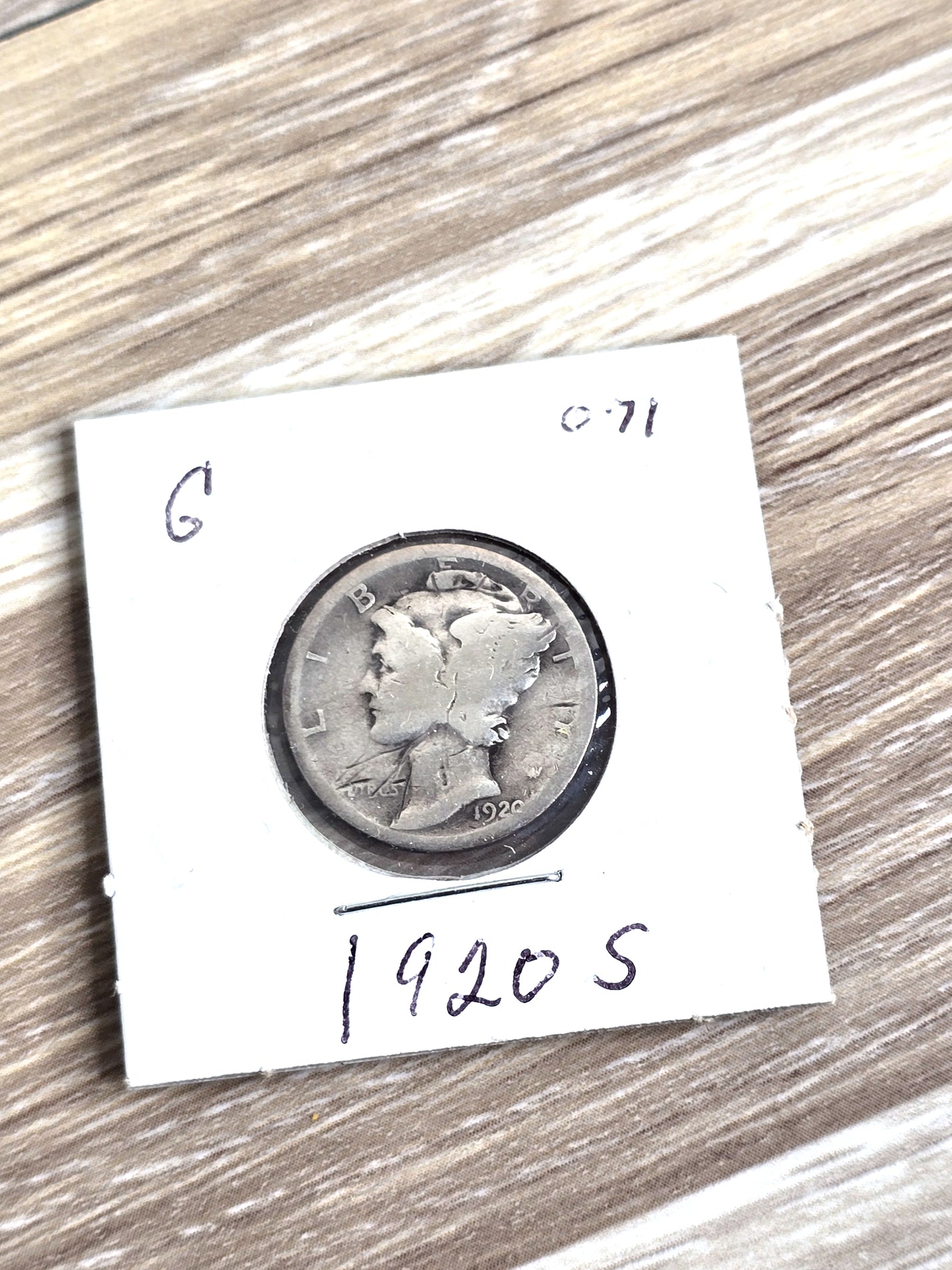 1920-S Silver Mercury Dime