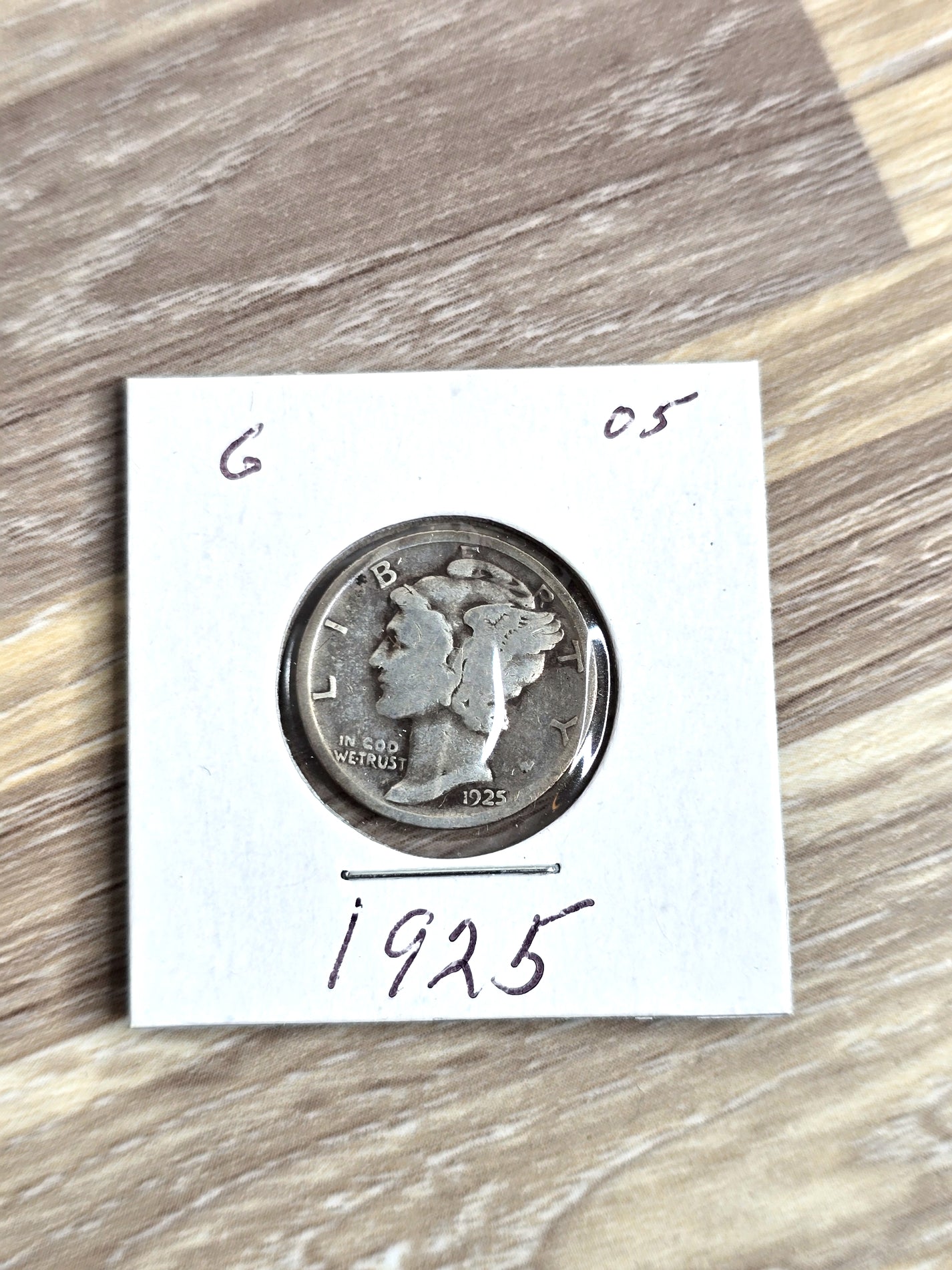 1925 Coin Silver Mercury Dime