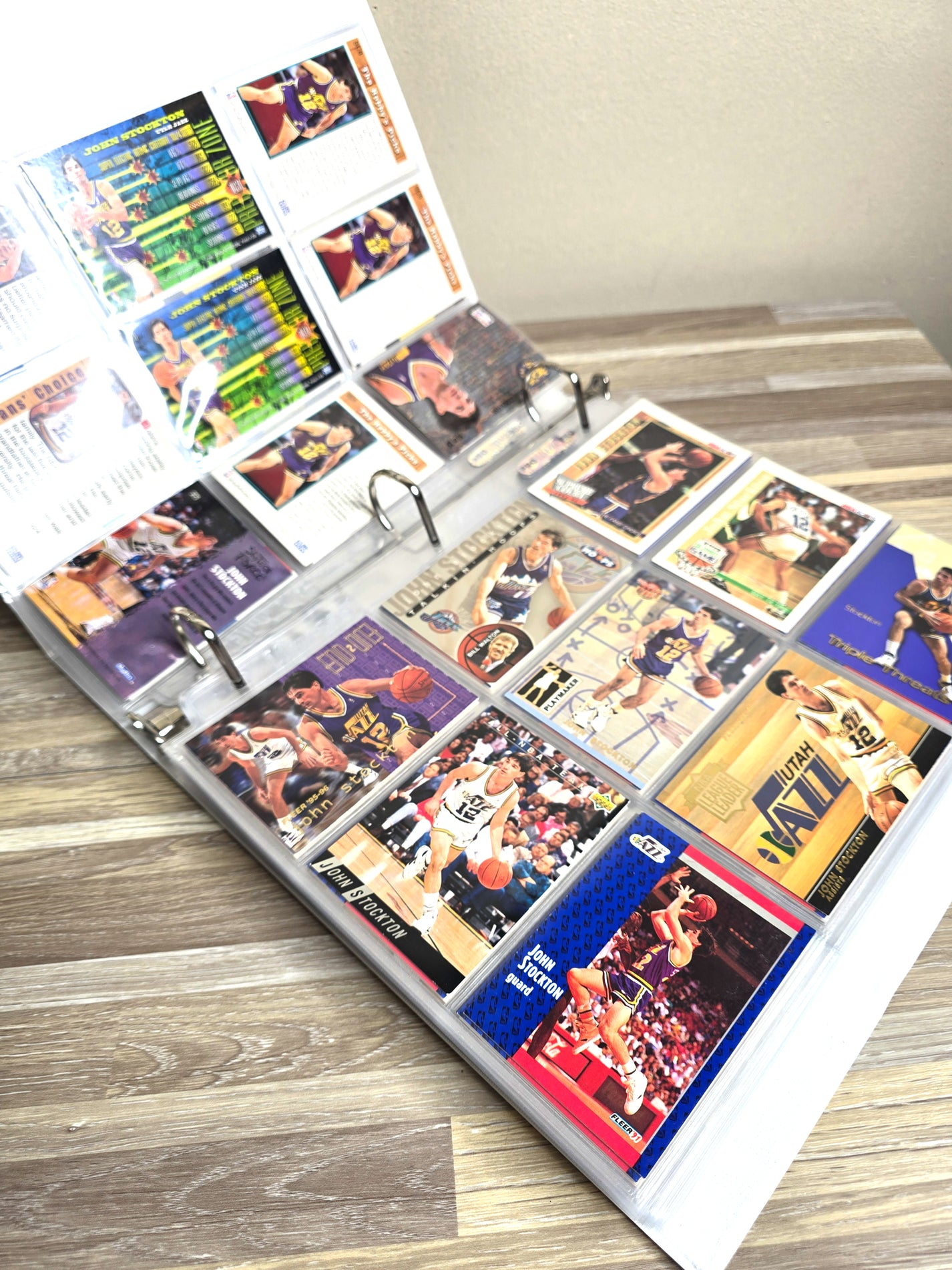 John Stockton Basketball Card Bundle Deal 216 Cards Included