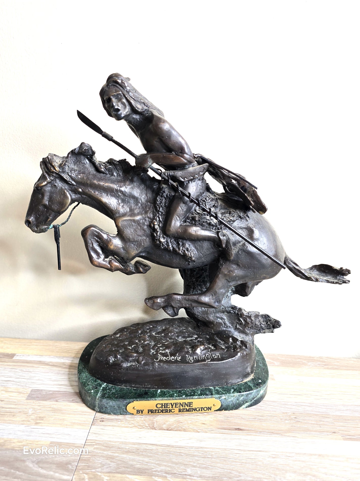 Bronze Sculpture signed by artist, Frederic Remington