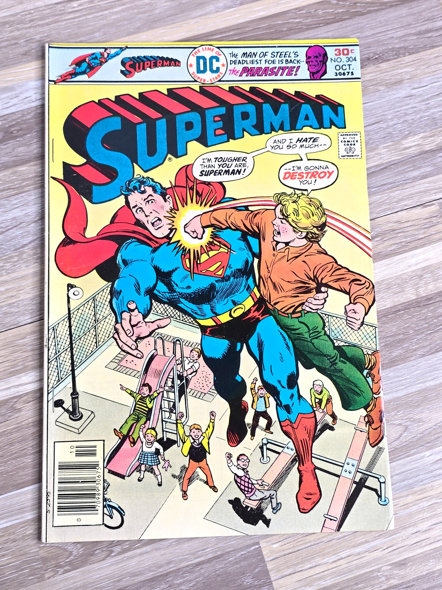 DC Comics 1976 Superman Parasite's Prism of Peril