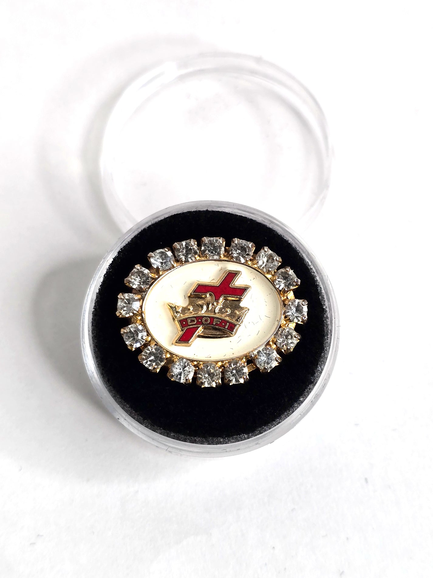 Vintage Catholic Religious Lapel Pin